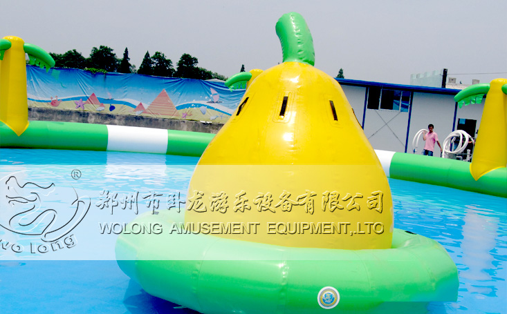 梨陀螺水上趣味休閑漂浮物水樂園水池游樂設(shè)施
